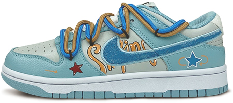 【カスタム シューズ】ナイキ ダンク ロー「レトロ スターホワイト ブルー イエロー」 FB1871-011(TeamD-男款复古星星) Buy 【カスタム シューズ】ナイキ ダンク ロー「レトロ スターホワイト ブルー イエロー」 FB1871-011(TeamD-男款复古星星)