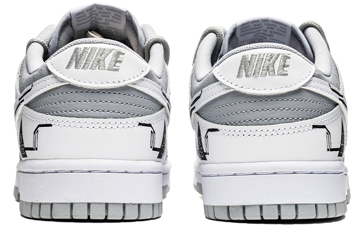 Purchase [Nike Dunk] Nike Dunk Low 'Retro Street Tema Dekonstruksi Putih Abu' DJ6188-003(Team22-男款电玩白灰A-BOX)