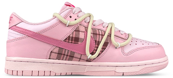 나이키 덩크 로우 '레트로 스윗티 플레이드 핑크 브라운' (커스텀) DH9765-600(Team116-女格纹甜茶解) Order 나이키 덩크 로우 '레트로 스윗티 플레이드 핑크 브라운' (커스텀) DH9765-600(Team116-女格纹甜茶解)