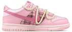 Order 나이키 덩크 로우 '레트로 스윗티 플레이드 핑크 브라운' (커스텀) DH9765-600(Team116-女格纹甜茶解)