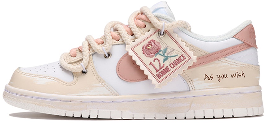 Nike Dunk Low Retro Vibe Rosa/Marrón Personalizadas DH9765-100(TeamThree-女款复古米黄) Buy Nike Dunk Low Retro Vibe Rosa/Marrón Personalizadas DH9765-100(TeamThree-女款复古米黄)