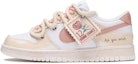 Buy Nike Dunk Low Retro Vibe Rosa/Marrón Personalizadas DH9765-100(TeamThree-女款复古米黄)