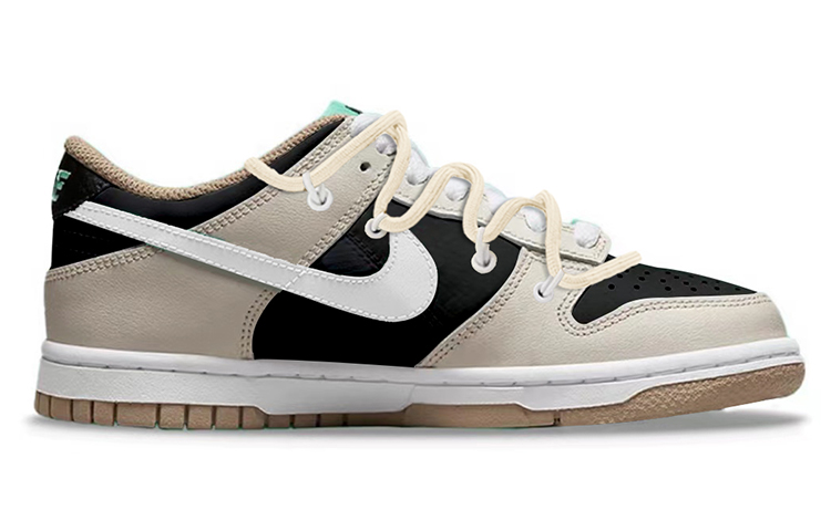 Order [Shoes Custom] Nike Dunk Low 'Reverse Black Sesame Pudding' DX6063-131(TeamY-女款反转黑芝麻糊黑白)