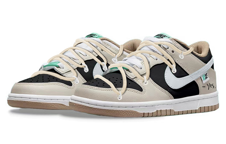 Lookbook [Shoes Custom] Nike Dunk Low 'Reverse Black Sesame Pudding' DX6063-131(TeamY-女款反转黑芝麻糊黑白)