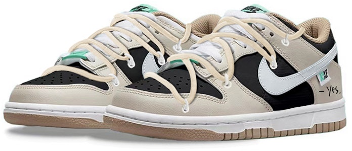 ナイキ ダンク ロー "逆黒胡麻プリン" (カスタム) DX6063-131(TeamY-女款反转黑芝麻糊黑白) Lookbook ナイキ ダンク ロー "逆黒胡麻プリン" (カスタム) DX6063-131(TeamY-女款反转黑芝麻糊黑白)