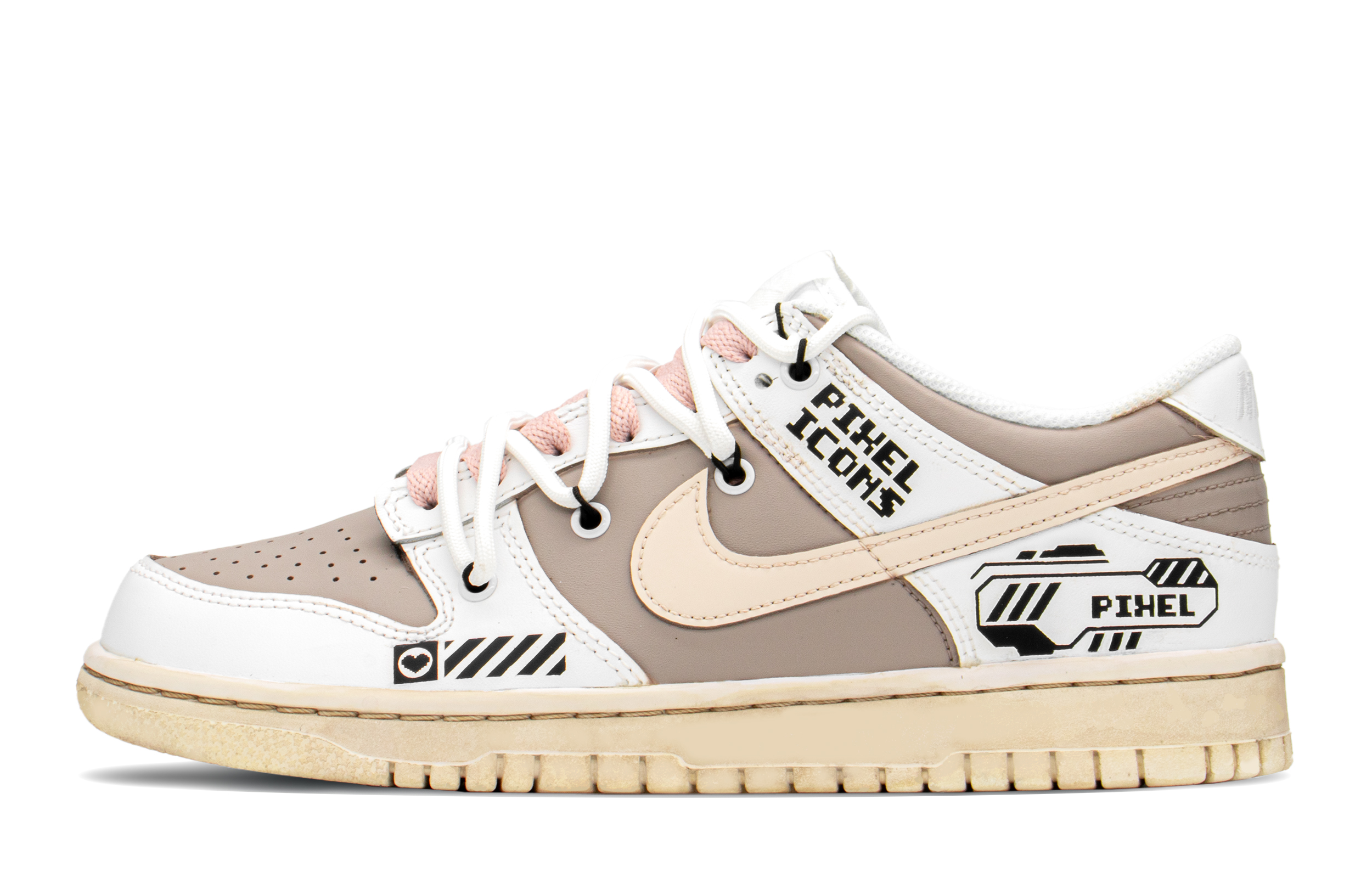 Buy [Sepatu Kustom] Nike Dunk Low 'Reverse Mocha Kustom' DH9765-100(TeamA-DK反转摩卡女S-BOX)