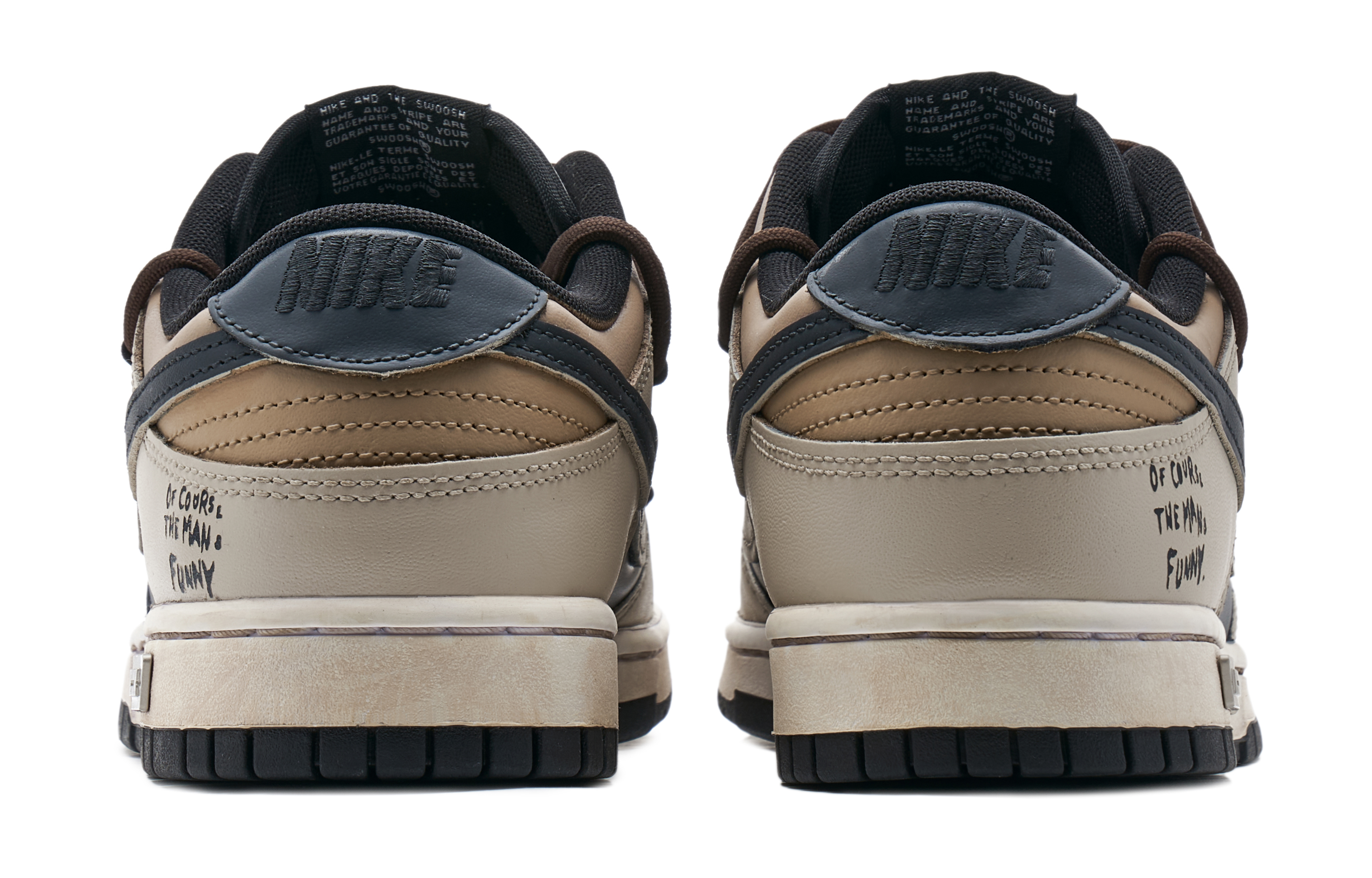 Shop 나이키 덩크 로우 '역판다' (커스텀) CW1590-100(TeamH-女款反转滑板S-BOX)