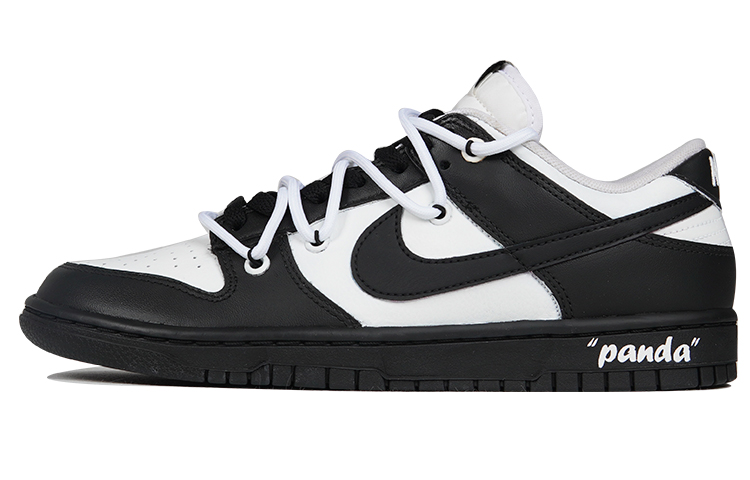 [Custom Shoes] Nike Dunk Low 'Reverse Panda Distressed'