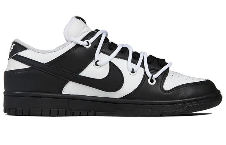 Order [定制鞋] 耐克Dunk Low '反转熊猫做旧款' DJ6188-101(TeamP-熊猫黑白男款)