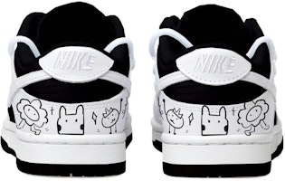 【客製化球鞋】Nike Dunk Low 復古 小怪獸 反轉熊貓 塗鴉 小花 小怪獸 解構鞋帶 低幫 板鞋 男款 白黑 Purchase 【客製化球鞋】Nike Dunk Low 復古 小怪獸 反轉熊貓 塗鴉 小花 小怪獸 解構鞋帶 低幫 板鞋 男款 白黑