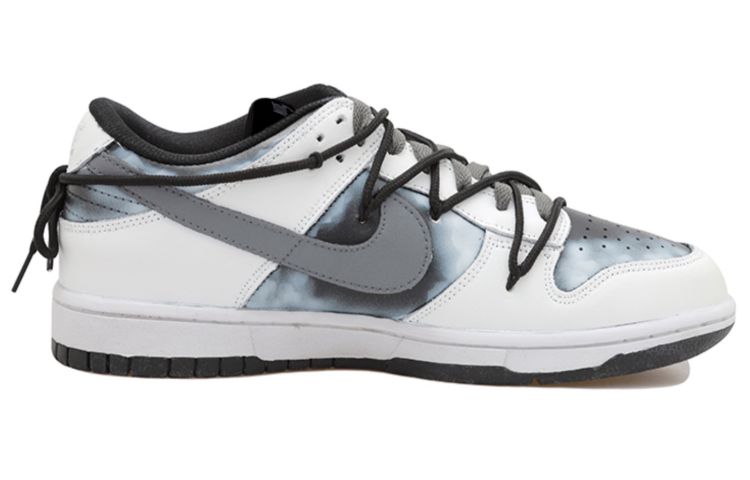 Order [Sepatu Custom] Nike Dunk Low 'Reversed Panda Smog City' DD1391-100(Team拾玖-雾霾都市男S-BOX）