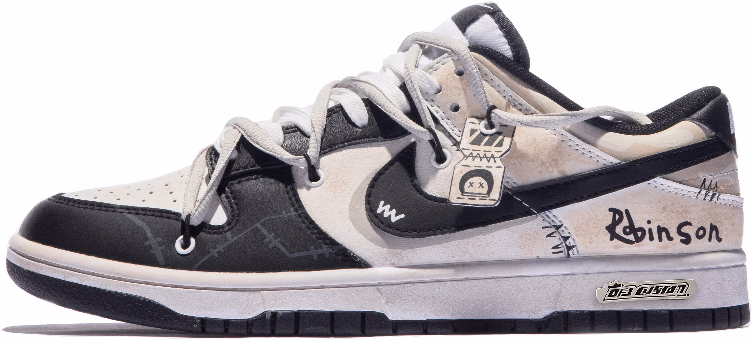 custom-shoes-nike-dunk-low-robinson-deconstructed-doodle