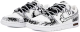 Lookbook 【自訂球鞋】Nike Dunk Low 機器人 戰鬥 哭臉 笑臉 潑墨 塗鴉 百搭 潮流 低筒 板鞋 GS 白黑
