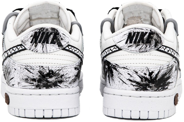 【自訂球鞋】Nike Dunk Low 機器人 戰鬥 哭臉 笑臉 潑墨 塗鴉 百搭 潮流 低筒 板鞋 GS 白黑 Shop 【自訂球鞋】Nike Dunk Low 機器人 戰鬥 哭臉 笑臉 潑墨 塗鴉 百搭 潮流 低筒 板鞋 GS 白黑