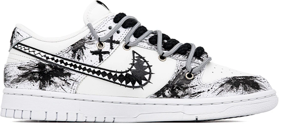 나이키 덩크 로우 '로봇 이모티콘 그래피티' (커스텀) DJ6188-101(Team肆-男款机器人涂鸦手绘) Order 나이키 덩크 로우 '로봇 이모티콘 그래피티' (커스텀) DJ6188-101(Team肆-男款机器人涂鸦手绘)