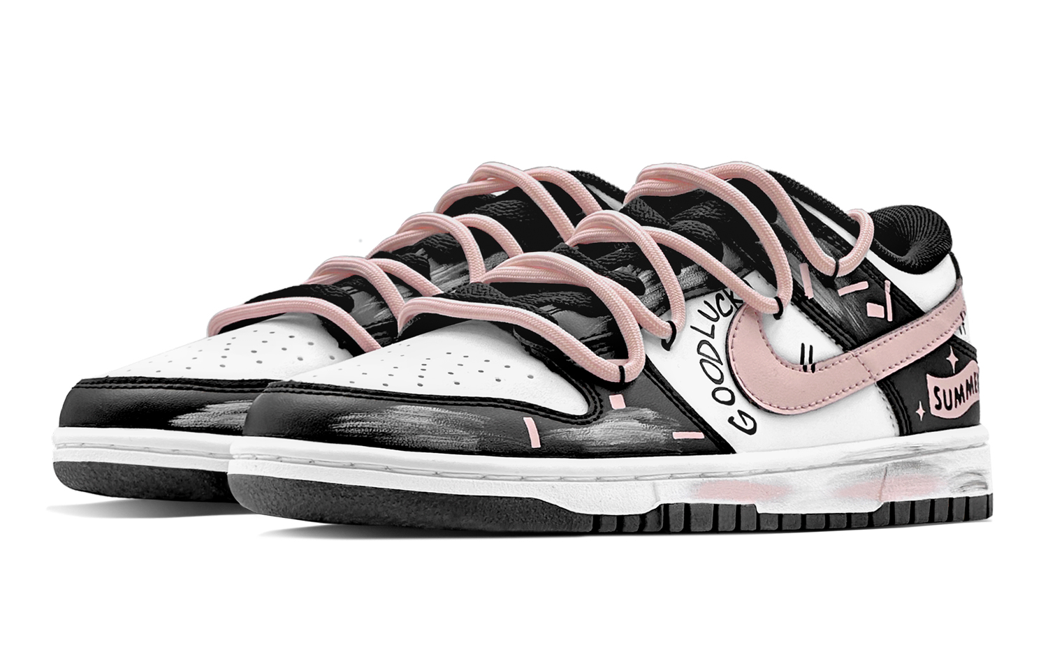 Shop ナイキ ダンク LOW "ロマンティック黒ピンク" (Nike Dunk LOW "Romantic Black-Pink") DD1391-100(Team88--sunnyS-BOX）