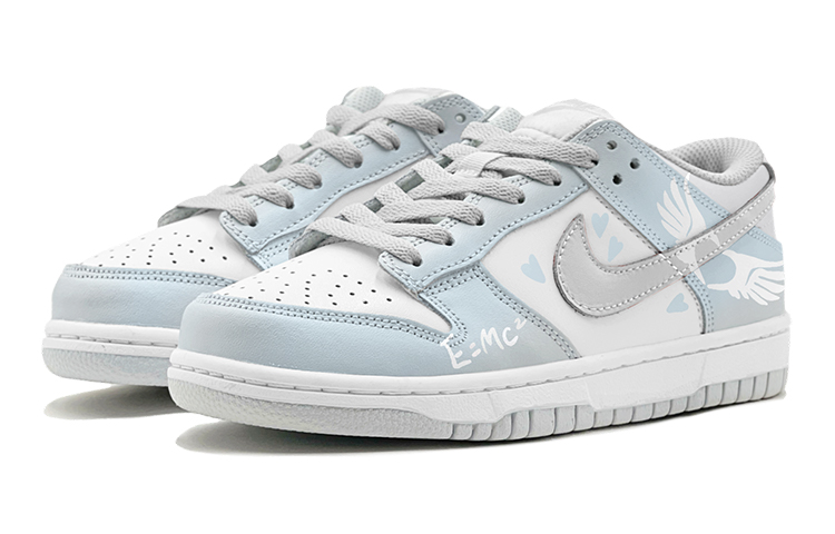 Shop [Sepatu Kustom] Nike Dunk Low 'Sayap Cupid Romantis Biru' HF0730-160(TeamS2-比翼双飞S-BOX)