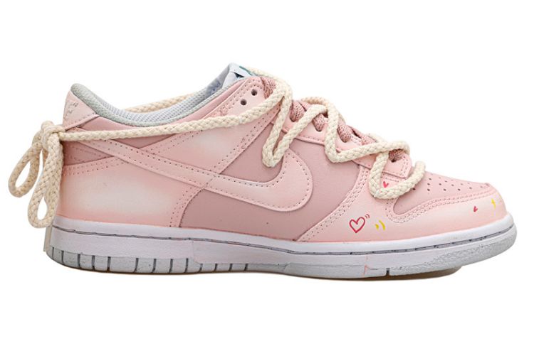 Order [Zapatillas Personalizadas] Nike Dunk Low 'Rosa Romántico' FD1232-002(Team拾玖-粉色浪漫女S-BOX）