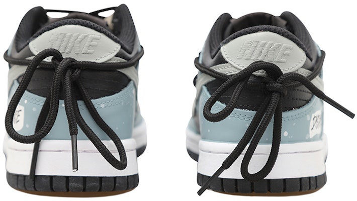 【定製球鞋】Nike Dunk Low 霧霾 浪漫雪 解構鞋帶 禮盒 低筒 板鞋 GS 藍灰 Shop 【定製球鞋】Nike Dunk Low 霧霾 浪漫雪 解構鞋帶 禮盒 低筒 板鞋 GS 藍灰