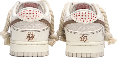【定制球鞋】Nike Dunk Low 火心 麻繩腰果花 西海岸 解構綁帶 復古 低幫 板鞋 男款 米棕色 Shop 【定制球鞋】Nike Dunk Low 火心 麻繩腰果花 西海岸 解構綁帶 復古 低幫 板鞋 男款 米棕色