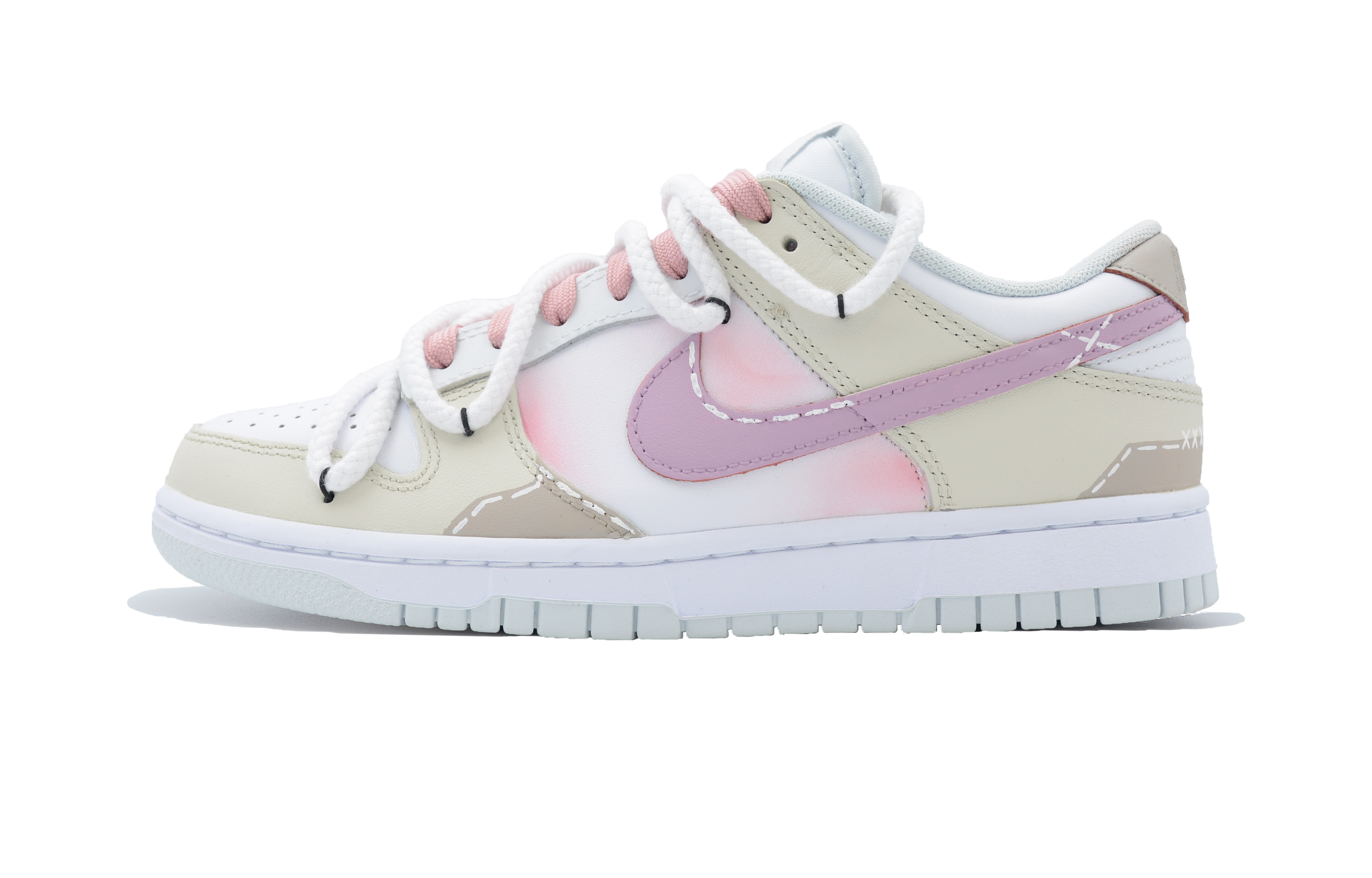Buy [Kasut Custom] Nike Dunk Low 'Rose Affair' HF0730-160(Team34-玫瑰恋)