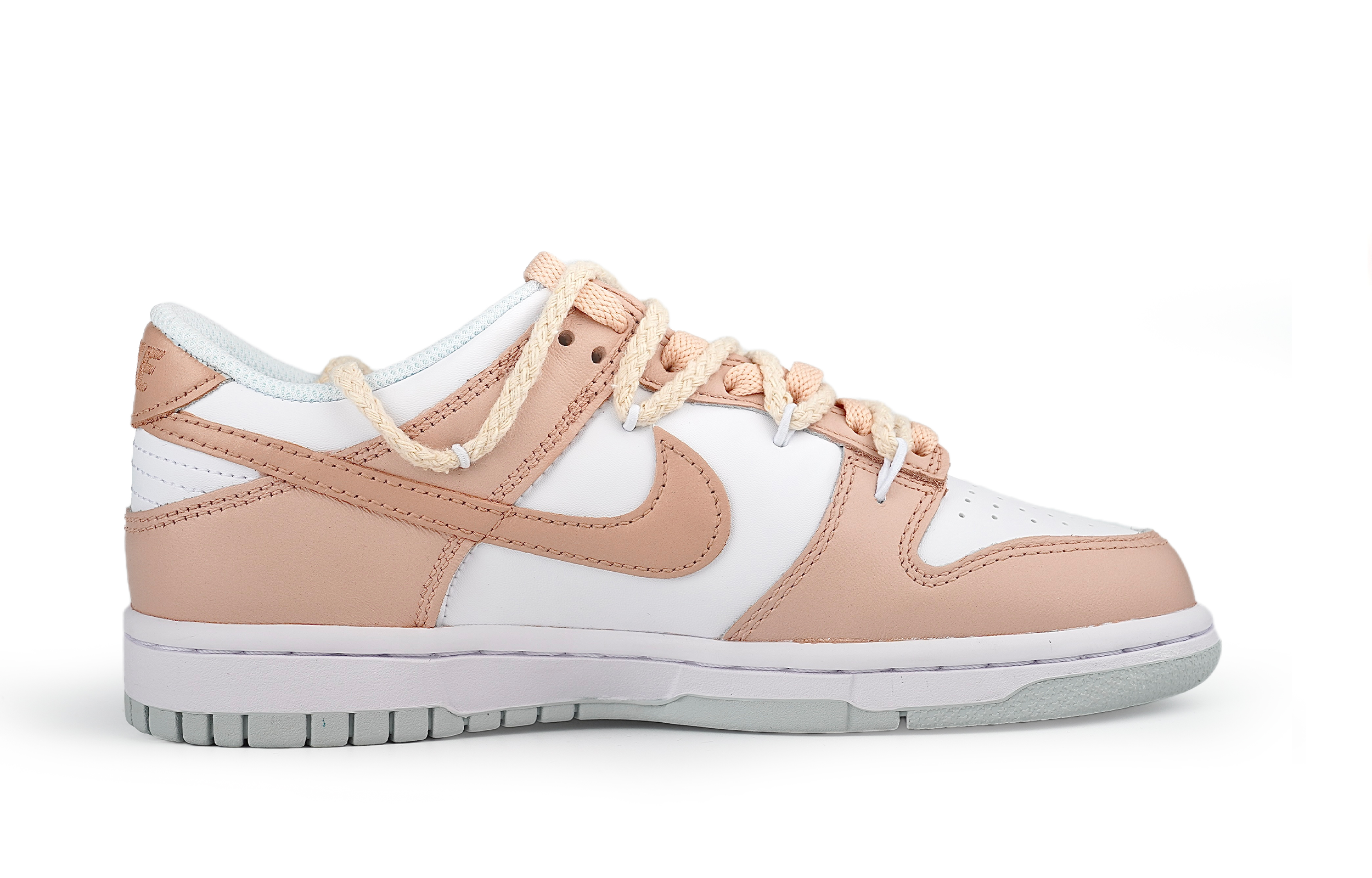 Order [Kasut Tersuai] Nike Dunk Low 'Tapak Beruang Emas Rose' DH9765-102(Team86-玫瑰金熊掌)