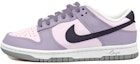 Buy 【定制球鞋】 Nike Dunk Low 復古 清新 字母 玫瑰葡萄 低筒 板鞋 GS 紫粉色