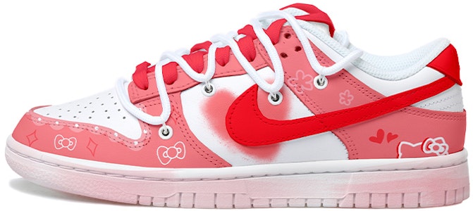 나이키 덩크 로우 '로즈 하트 리본 디컨' (커스텀) DH9765-100(Team拾玖-蝴蝶结猫女S-BOX) Buy 나이키 덩크 로우 '로즈 하트 리본 디컨' (커스텀) DH9765-100(Team拾玖-蝴蝶结猫女S-BOX)