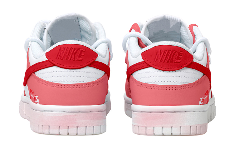 Purchase 나이키 덩크 로우 '로즈 하트 리본 디컨' (커스텀) DH9765-100(Team拾玖-蝴蝶结猫女S-BOX)
