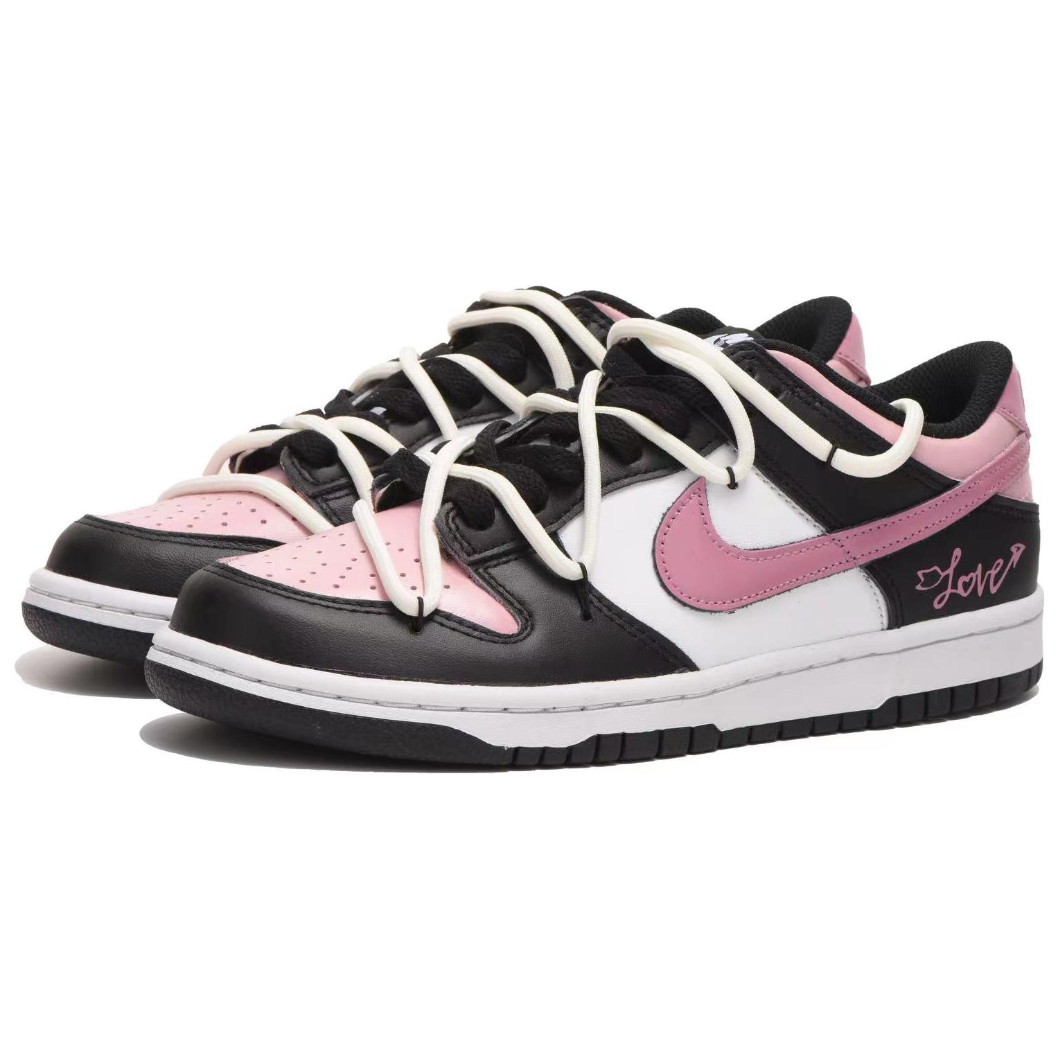 Lookbook Nike Dunk Low カスタム ローズスモーク CW1590-100(Team32-女款粉玫瑰)