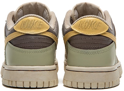 【定製球鞋】 Nike Dunk Low 野鶴製造 復古油畫風 油畫布 玫瑰棕 特殊定製款 耐磨 低幫 板鞋 GS 棕綠 Shop 【定製球鞋】 Nike Dunk Low 野鶴製造 復古油畫風 油畫布 玫瑰棕 特殊定製款 耐磨 低幫 板鞋 GS 棕綠