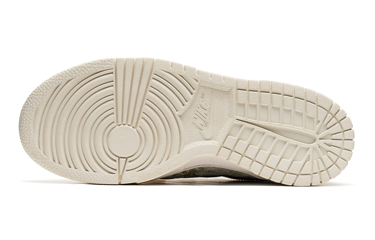 Purchase 【定製球鞋】 Nike Dunk Low 野鶴製造 復古油畫風 油畫布 玫瑰棕 特殊定製款 耐磨 低幫 板鞋 GS 棕綠