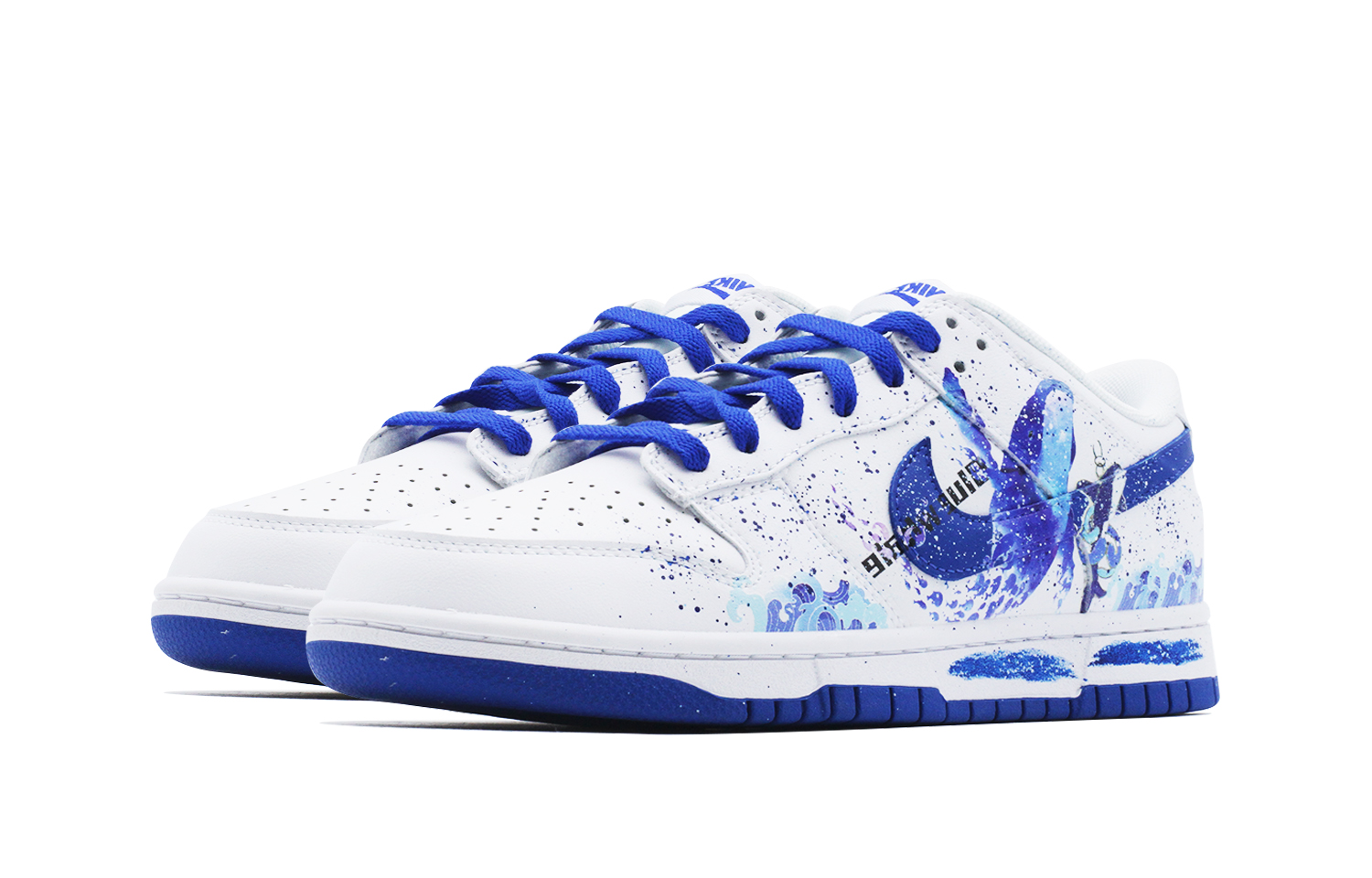 Shop 【カスタムシューズ】ナイキ ダンク ロー 'ロイヤルブルーホエール' DH9765-105(Team140-蓝鲸)