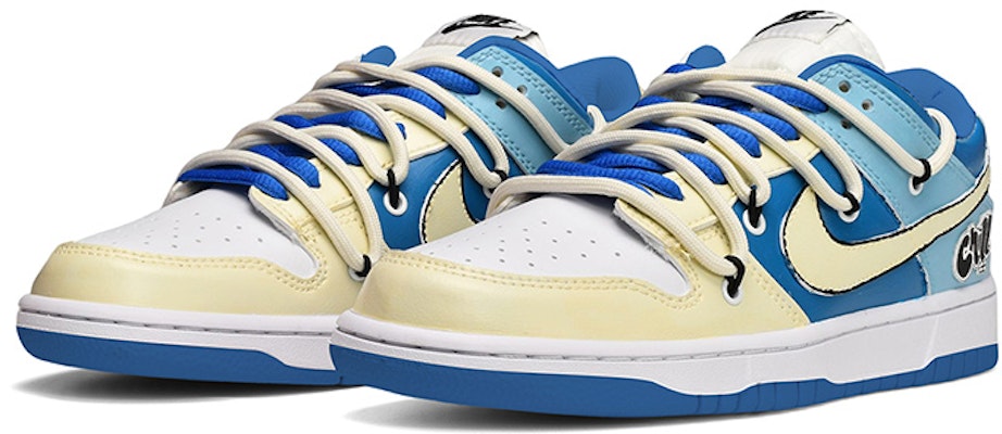 Zapatillas Nike Dunk Low 'Royal Red Deconstruido Azul Blanco Amarillo' CW1590-104(TeamE-女款字母皮贴蓝白黄) Lookbook Zapatillas Nike Dunk Low 'Royal Red Deconstruido Azul Blanco Amarillo' CW1590-104(TeamE-女款字母皮贴蓝白黄)