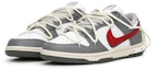 Lookbook 【定制球鞋】 Nike Dunk Low Light Smoke Grey 廢墟玫瑰 低幫 板鞋 GS 灰白紅