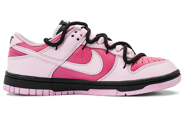 Order [Kasut Custom] Nike Dunk Low 'Sakura Cola' FD9064-011(TeamI-女款樱花可乐K粉黑)