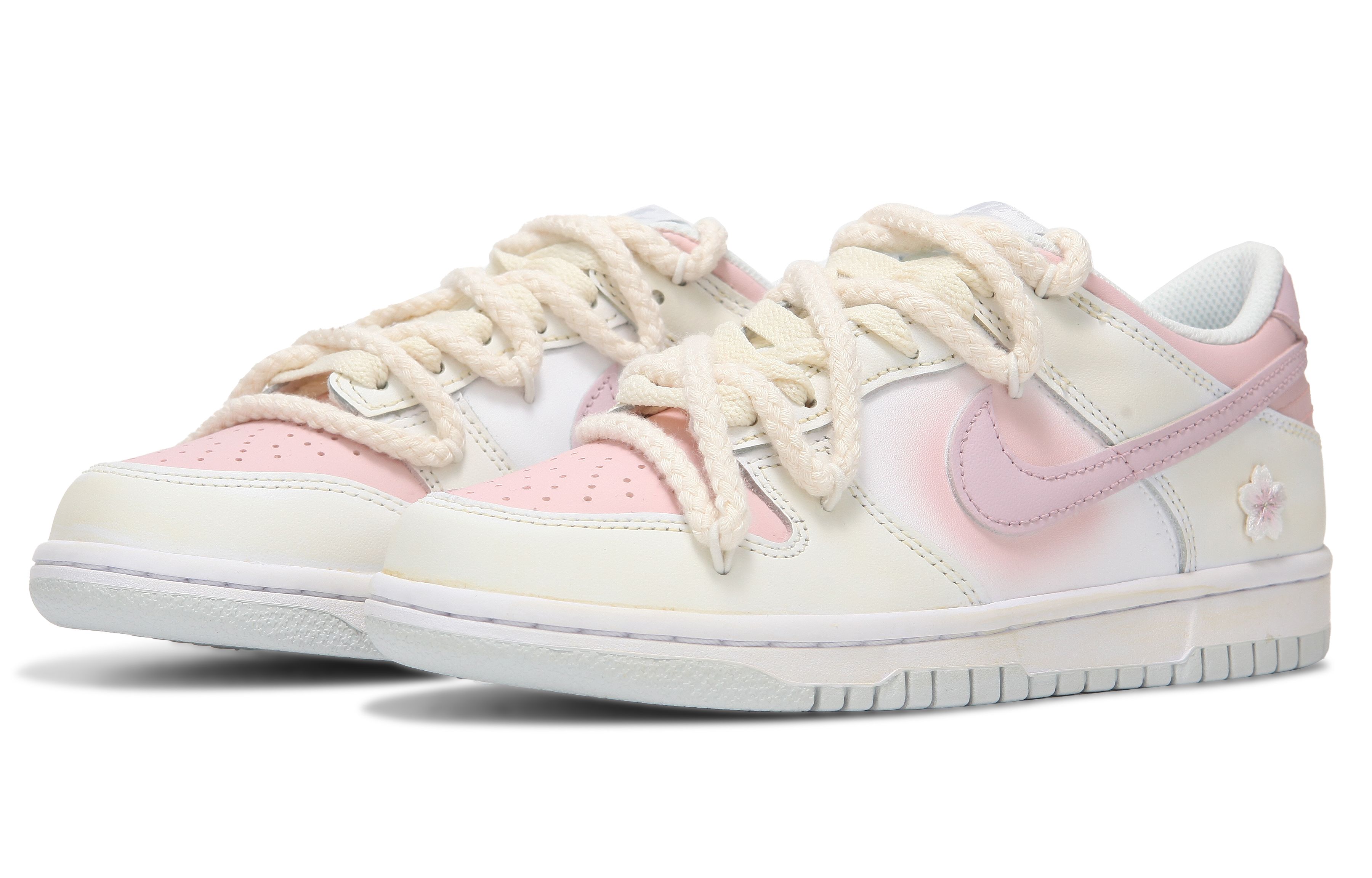 Lookbook [Sepatu Custom] Nike Dunk Low 'Sakura Milk Candy Wave' DV0831-101-485235