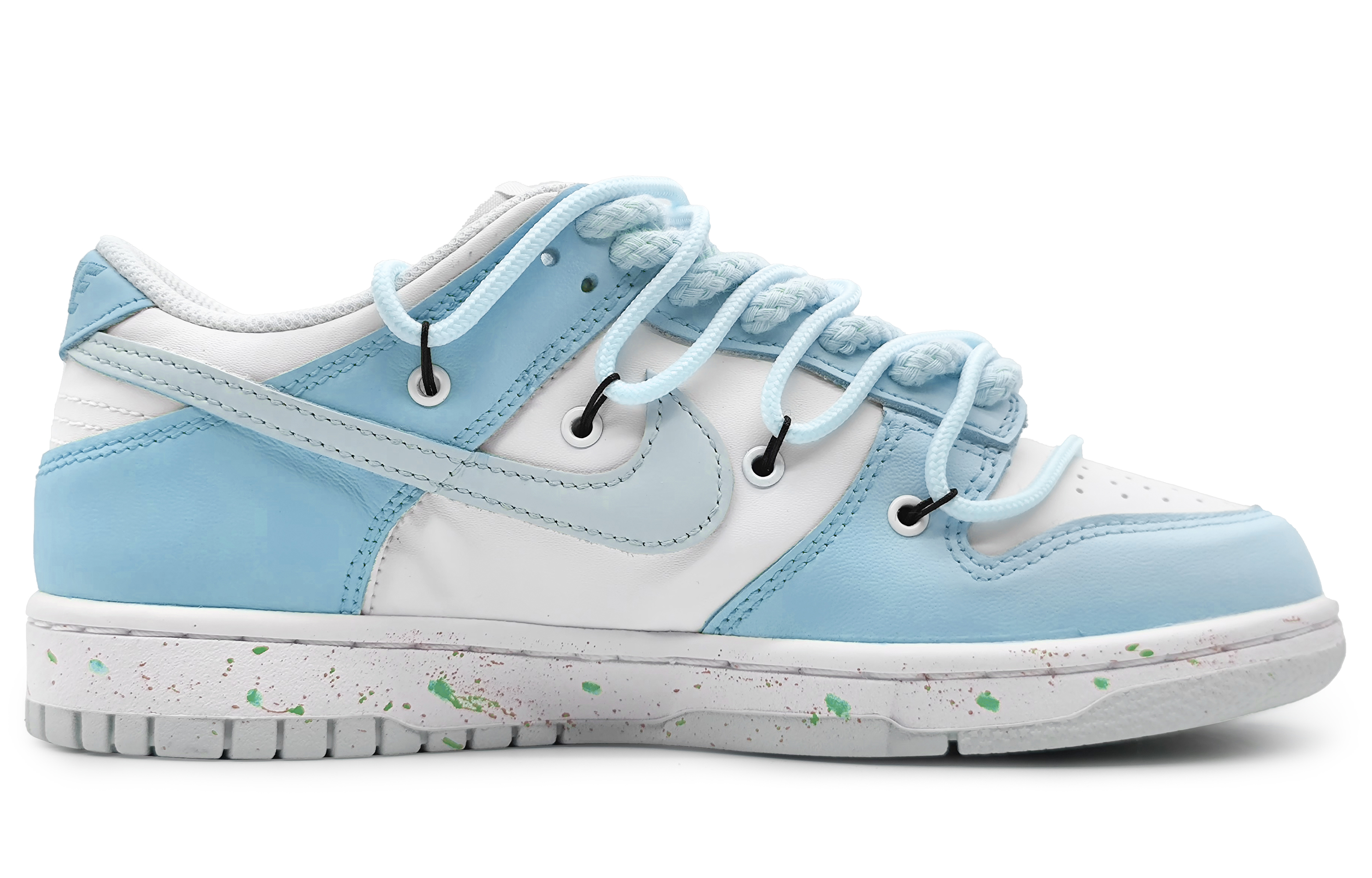 Order [Zapatos Personalizados] Nike Dunk Low 'Sakura Splash' DV0831-101(Team16-男款樱粉甘露星蓝解构)