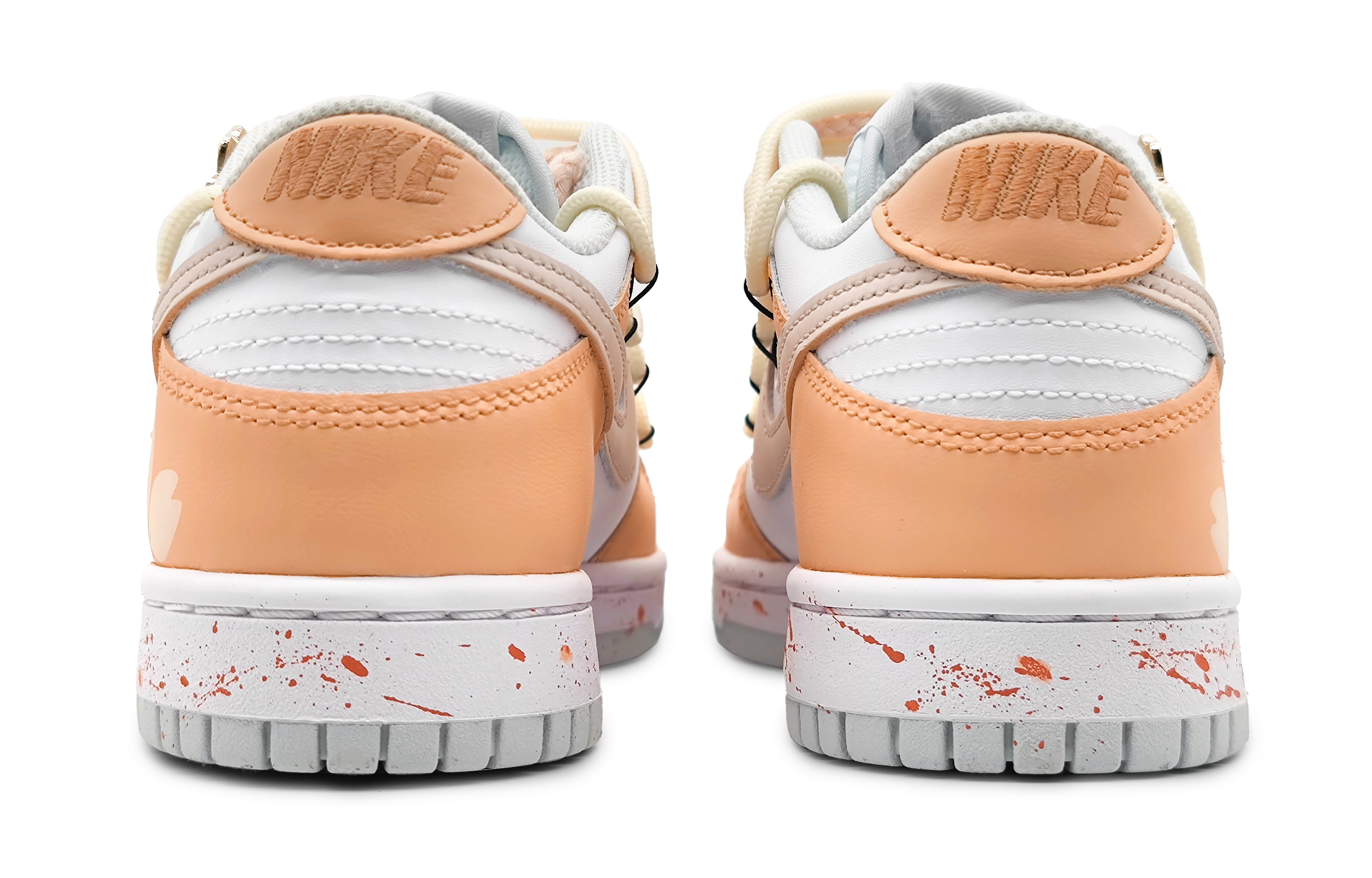 Purchase 나이키 덩크 로우 '벚꽃 물결' (커스텀) DH9765-102(Team16-女款樱粉甘露橘粉解构)