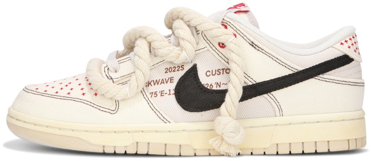 custom-shoes-nike-dunk-low-sand-rope-laces