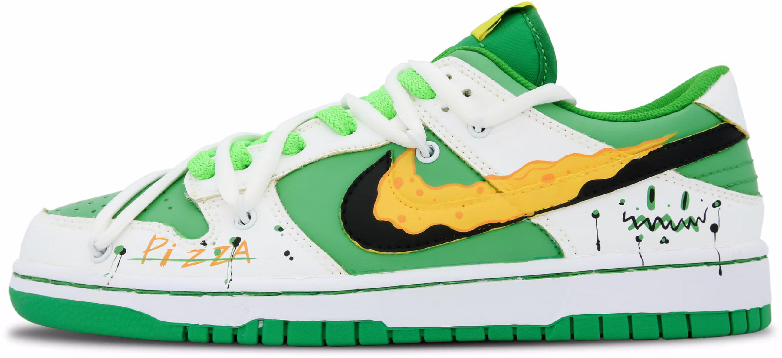 custom-shoes-nike-dunk-low-sang-green-pizza
