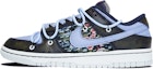 Buy 【定制球鞋】 Nike Dunk Low 刺子绣花 做舊 解構鞋帶 縫紉 經典休閒 低幫 板鞋 男款 霧霾藍黑