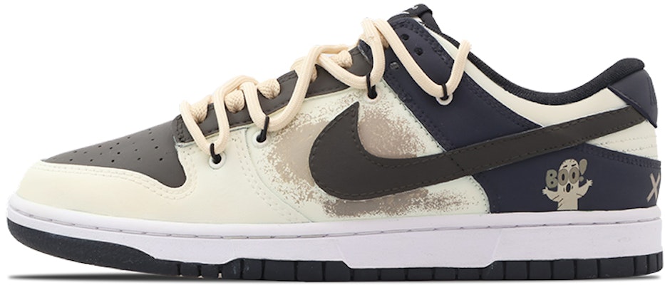 【訂製球鞋】Nike Dunk Low 潮流 高街 做舊 稻草人 塗鴉 百搭 低幫 板鞋 男款 黑色 Buy 【訂製球鞋】Nike Dunk Low 潮流 高街 做舊 稻草人 塗鴉 百搭 低幫 板鞋 男款 黑色