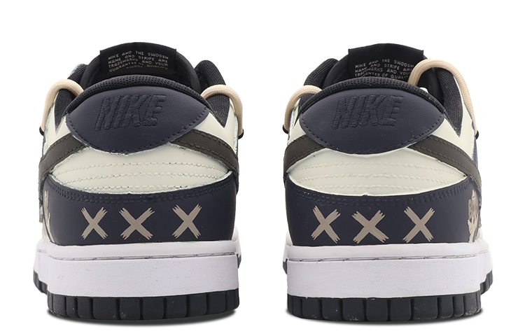 Shop [Sepatu Khusus] Nike Dunk Low 'Scarecrow Graffiti' DD1391-100(Team53-男款BOOM草人)