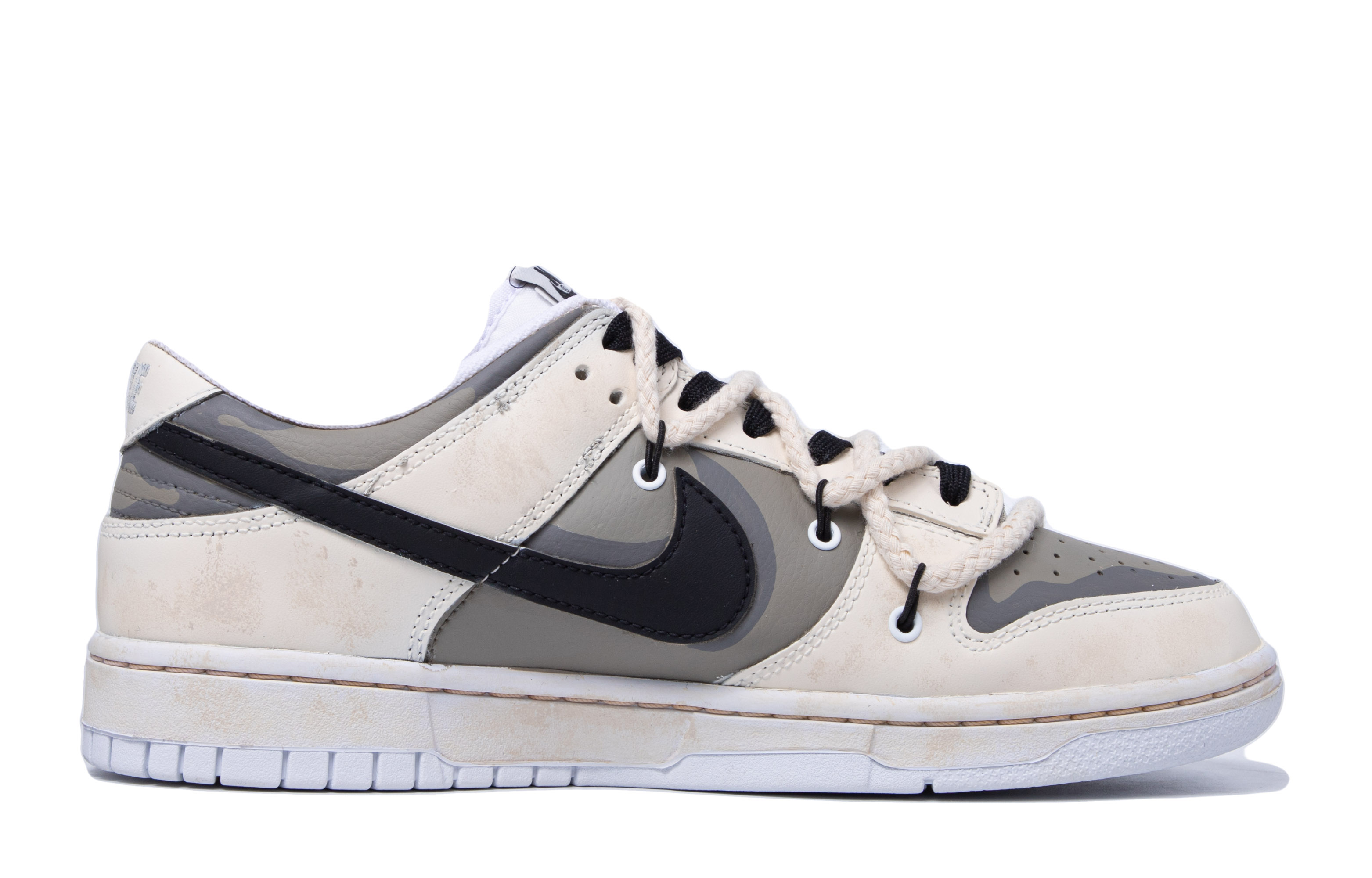 Order [Zapatillas Personalizadas] Nike Dunk Low 'Espantapájaros Mocha' DJ6188-101(TeamM-男款稻草人S-BOX)