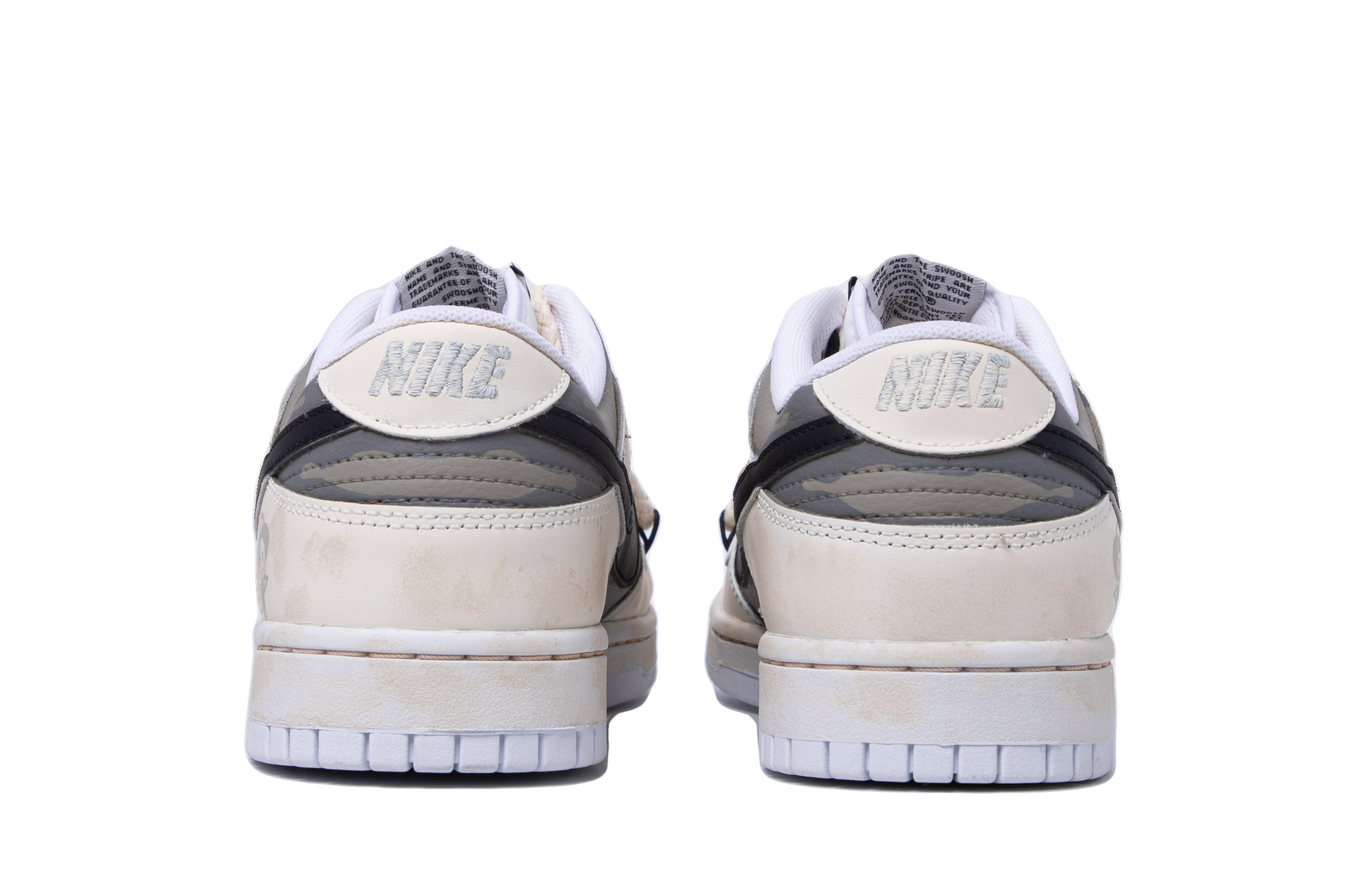 Shop [Zapatillas Personalizadas] Nike Dunk Low 'Espantapájaros Mocha' DJ6188-101(TeamM-男款稻草人S-BOX)