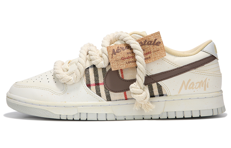 Buy [Sepatu Custom] Nike Dunk Low 'Scottish Tartan Beige' DV0831-101(Team24-男款苏格兰格子奶茶色)