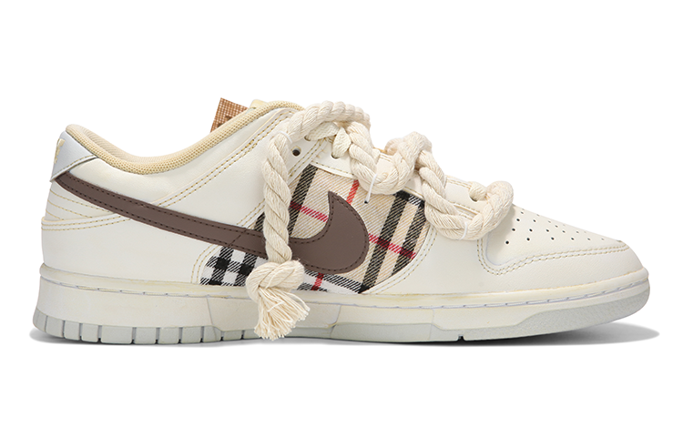 Order [Sepatu Custom] Nike Dunk Low 'Scottish Tartan Beige' DV0831-101(Team24-男款苏格兰格子奶茶色)