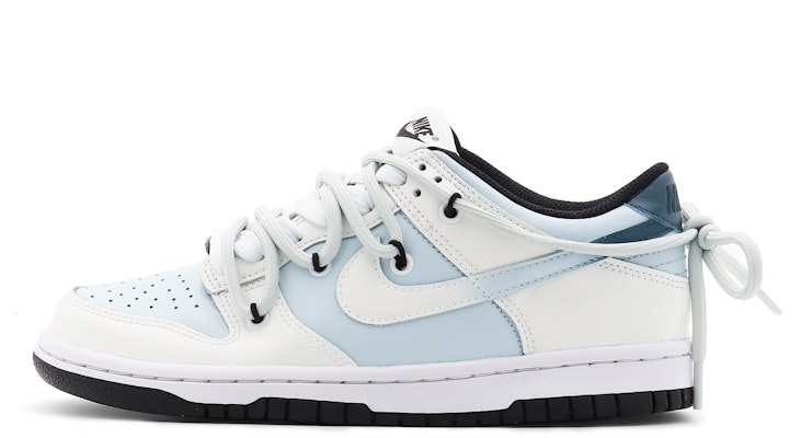 【訂製球鞋】Nike Dunk Low 海藍煙嶼 學院風 清新簡約 小眾高級 低帮 板鞋 GS 月白藍 Buy 【訂製球鞋】Nike Dunk Low 海藍煙嶼 學院風 清新簡約 小眾高級 低帮 板鞋 GS 月白藍