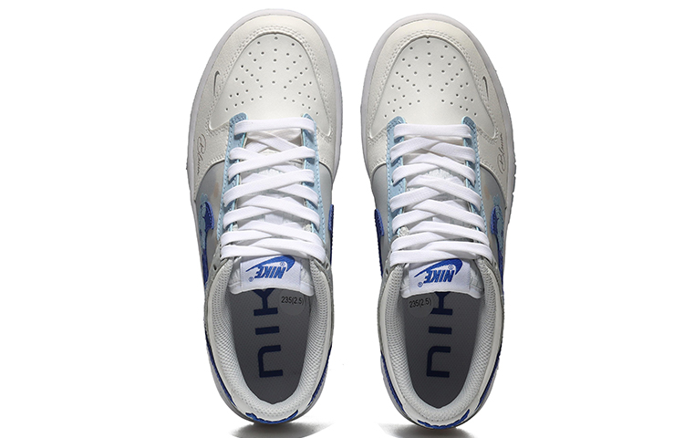 Shop 【カスタムシューズ】ナイキ ダンク ロー "シーソルトブルー - フローラルペイント" FB1843-141(Team10-油画鲜花QD)